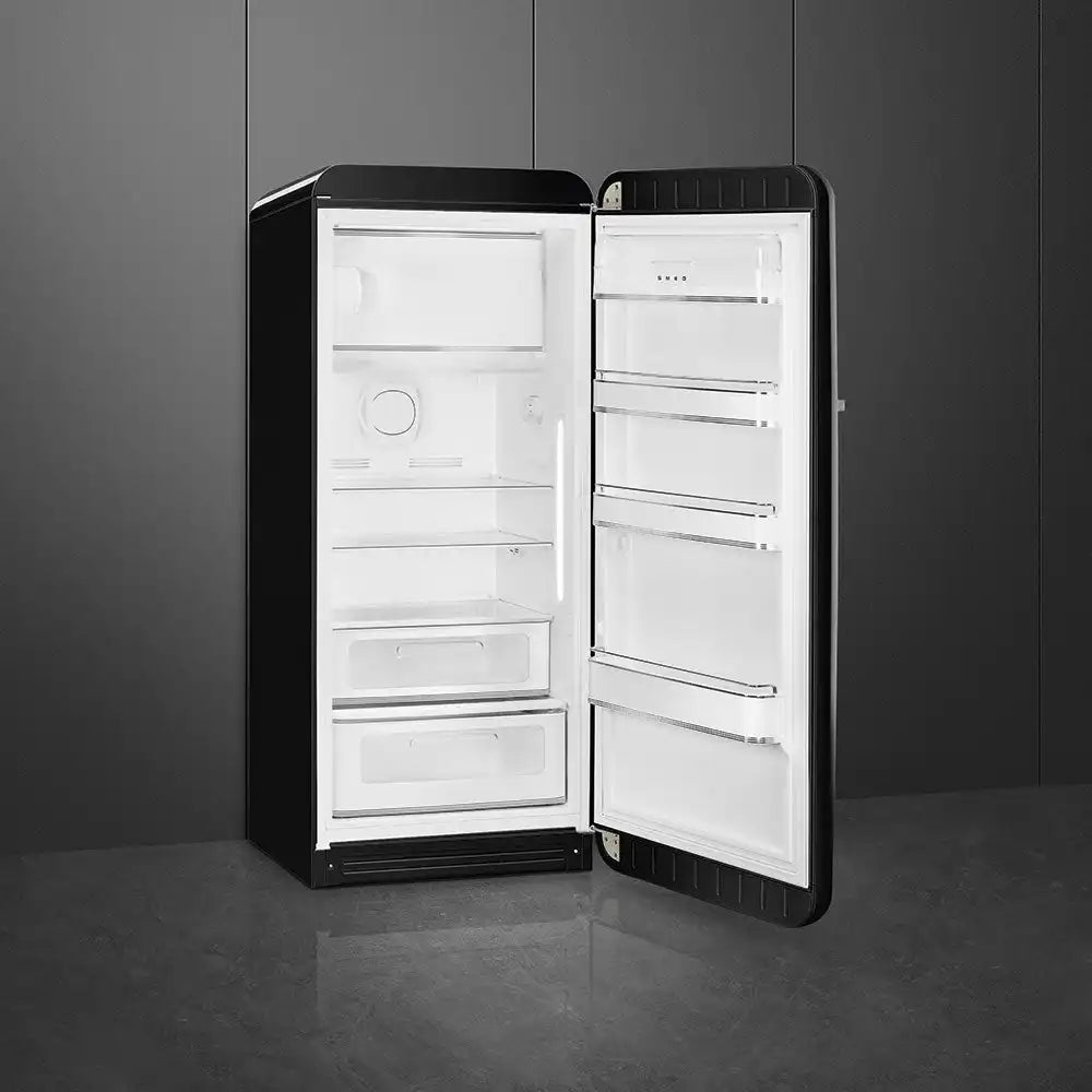 Retro-Style Refrigerator (9.5 cu ft, Right Hinge) -  Black