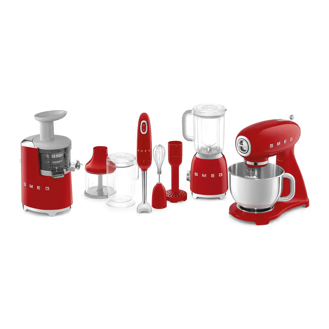 Stand Mixer - Retro-Style Red