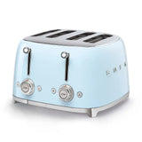 4-Slice Toaster - Retro-Style Pastel Blue