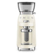 Multipurpose Conical Burr Coffee Grinder – Retro-Style Pastel Cream