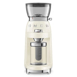 Multipurpose Conical Burr Coffee Grinder – Retro-Style Pastel Cream