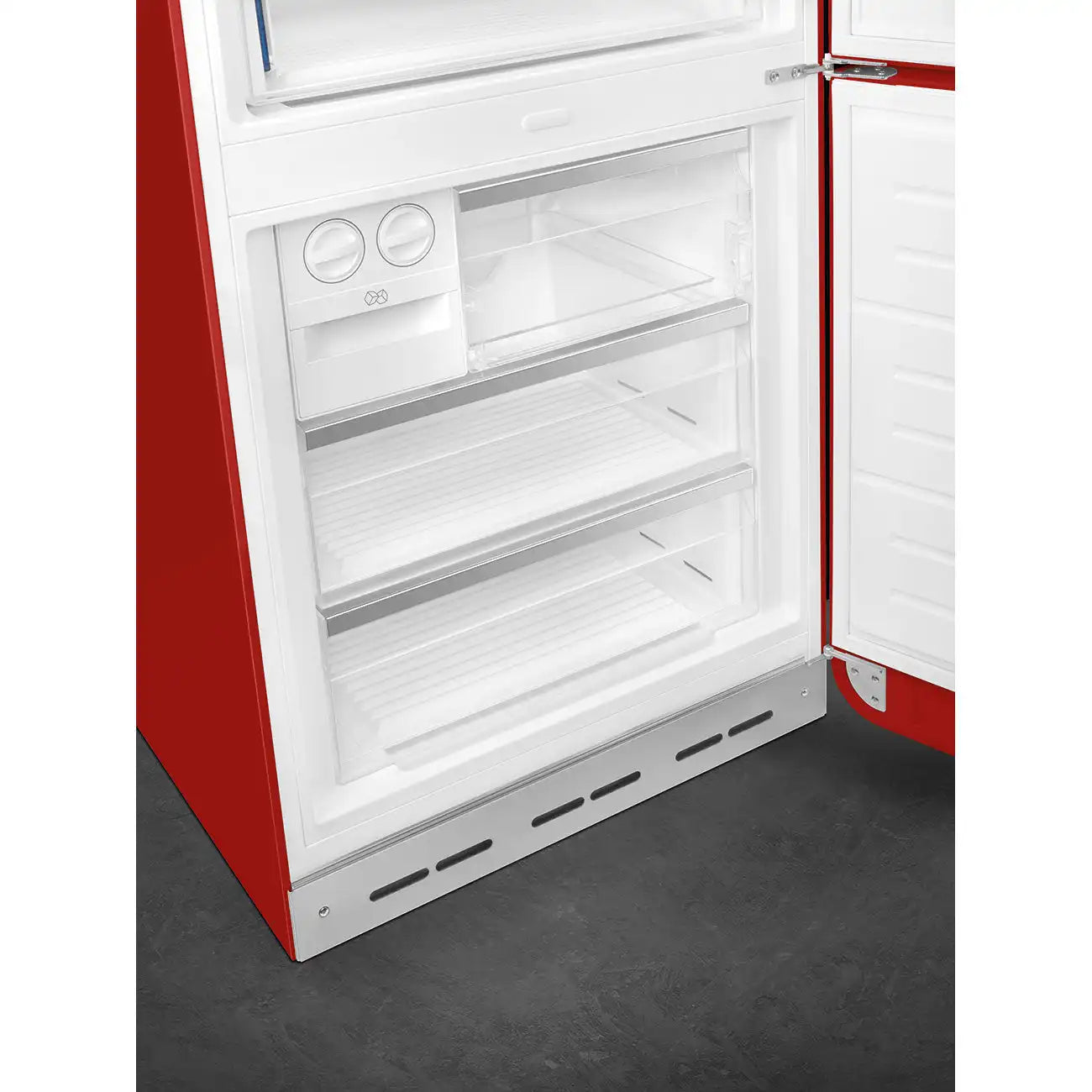 Retro-Style Refrigerator (18 cu ft, Right Hinge) - Red