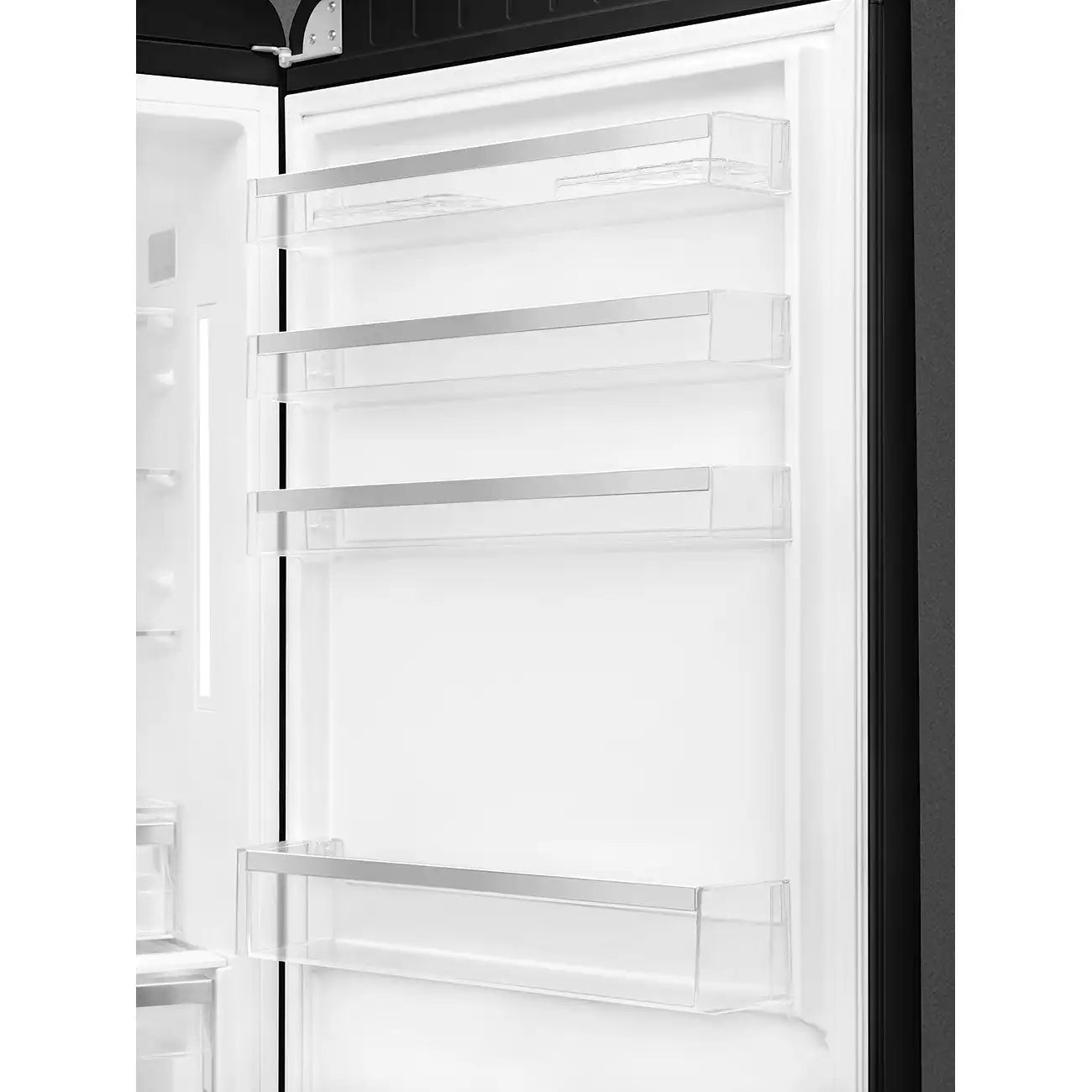 Retro-Style Refrigerator (18 cu ft, Right Hinge) - Black
