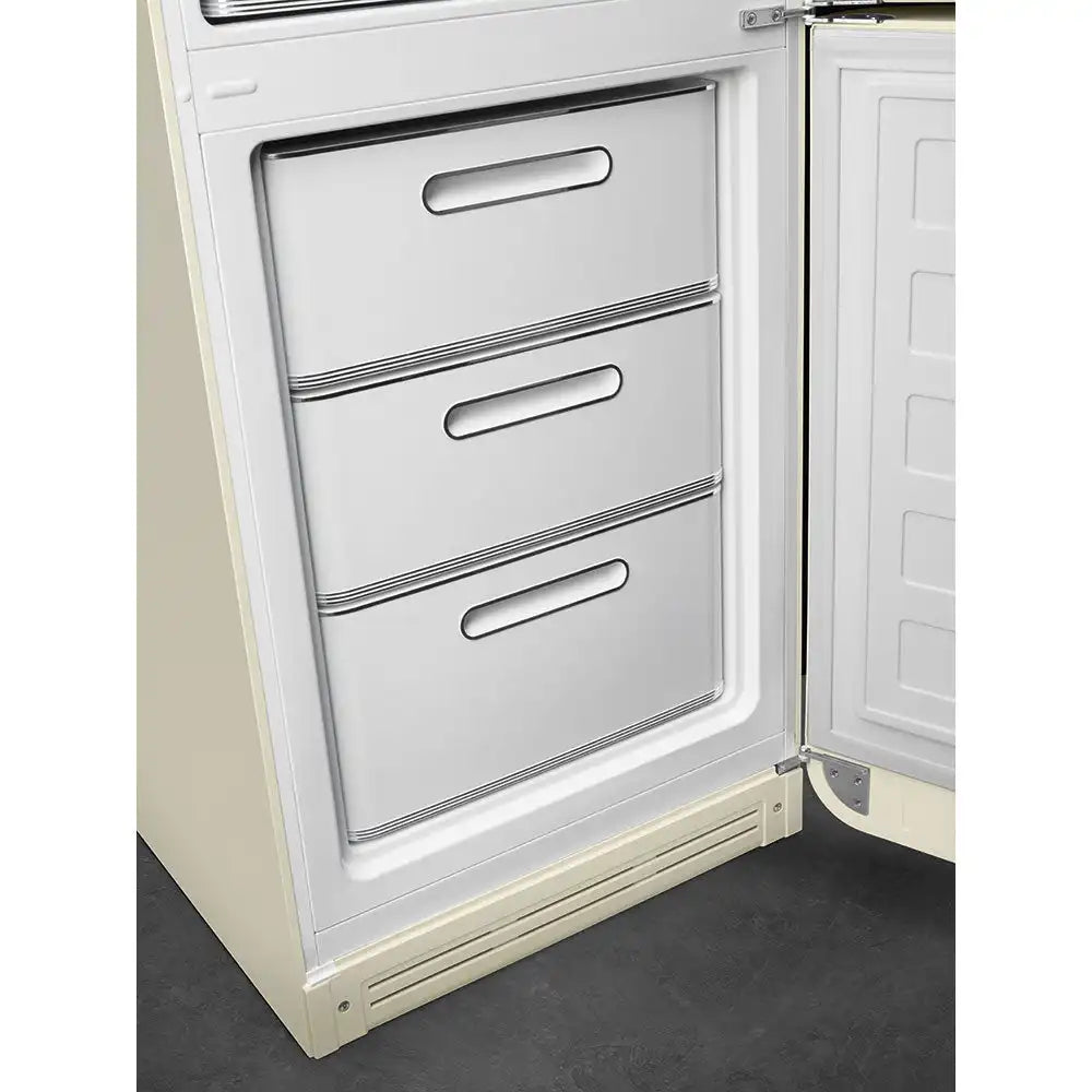 Retro-Style Refrigerator (12 cu ft, Right Hinge) - Cream