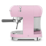 Retro-Style Manual Espresso Machine - Pink