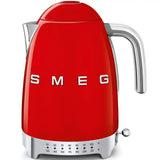 Retro-Style Electric Kettle (7 Cups) - Red
