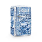 SMEG x Dolce&Gabbana Retro-Style Refrigerator (1.2 cu ft, Right Hinge) - Blu Mediterraneo