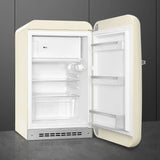 Retro-Style Refrigerator (4.3 cu ft, Right Hinge) - Cream