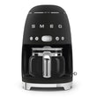 Retro-Style Drip Coffee Machine (10 Cups) – Black Matte