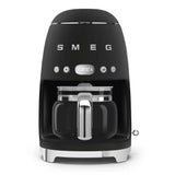 Retro-Style Drip Coffee Machine (10 Cups) – Black Matte