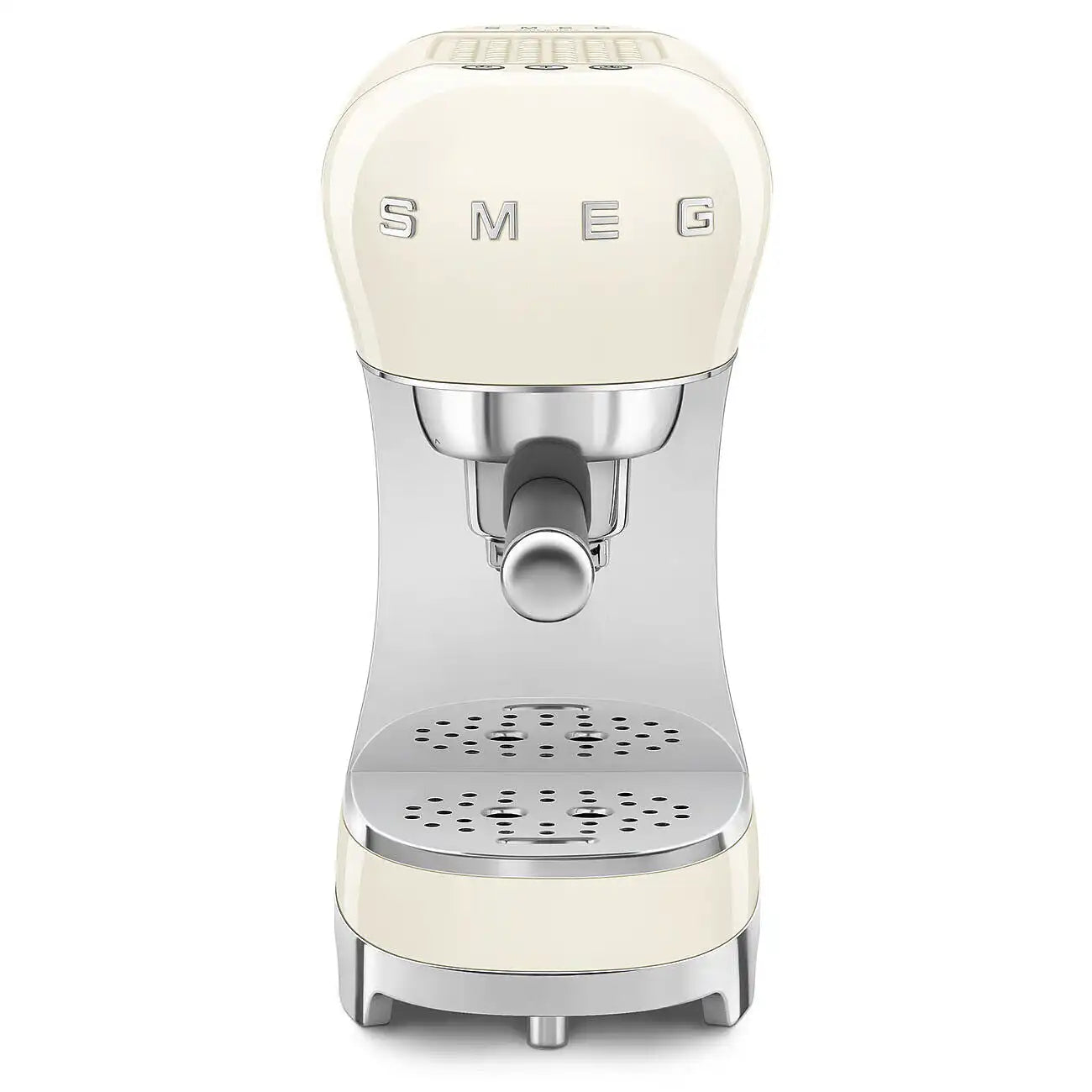 SMEG Retro-Style Manual Espresso Machine - Cream