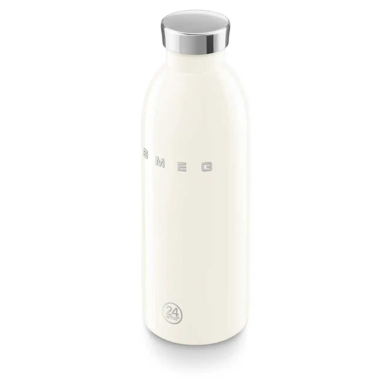 SMEG x 24Bottles® Insulated Stainless Steel Bottle (17 oz) - Cream
