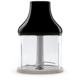 Retro-Style Hand Blender with Accessory Set - Black