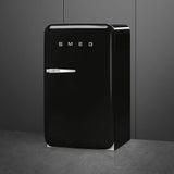 Retro-Style Refrigerator (4.3 cu ft, Right Hinge) - Black