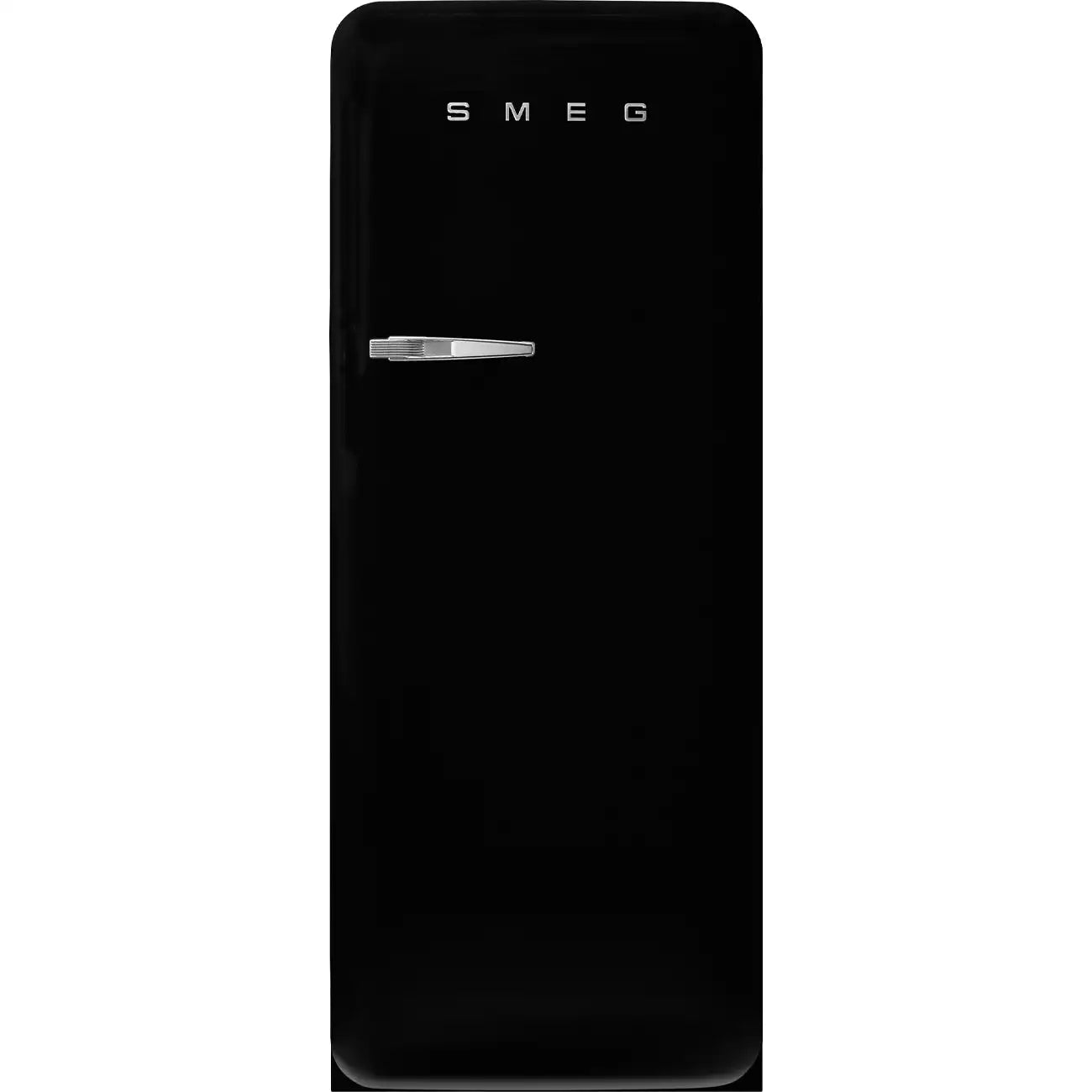 Retro-Style Refrigerator (9.5 cu ft, Right Hinge) – Black Matte