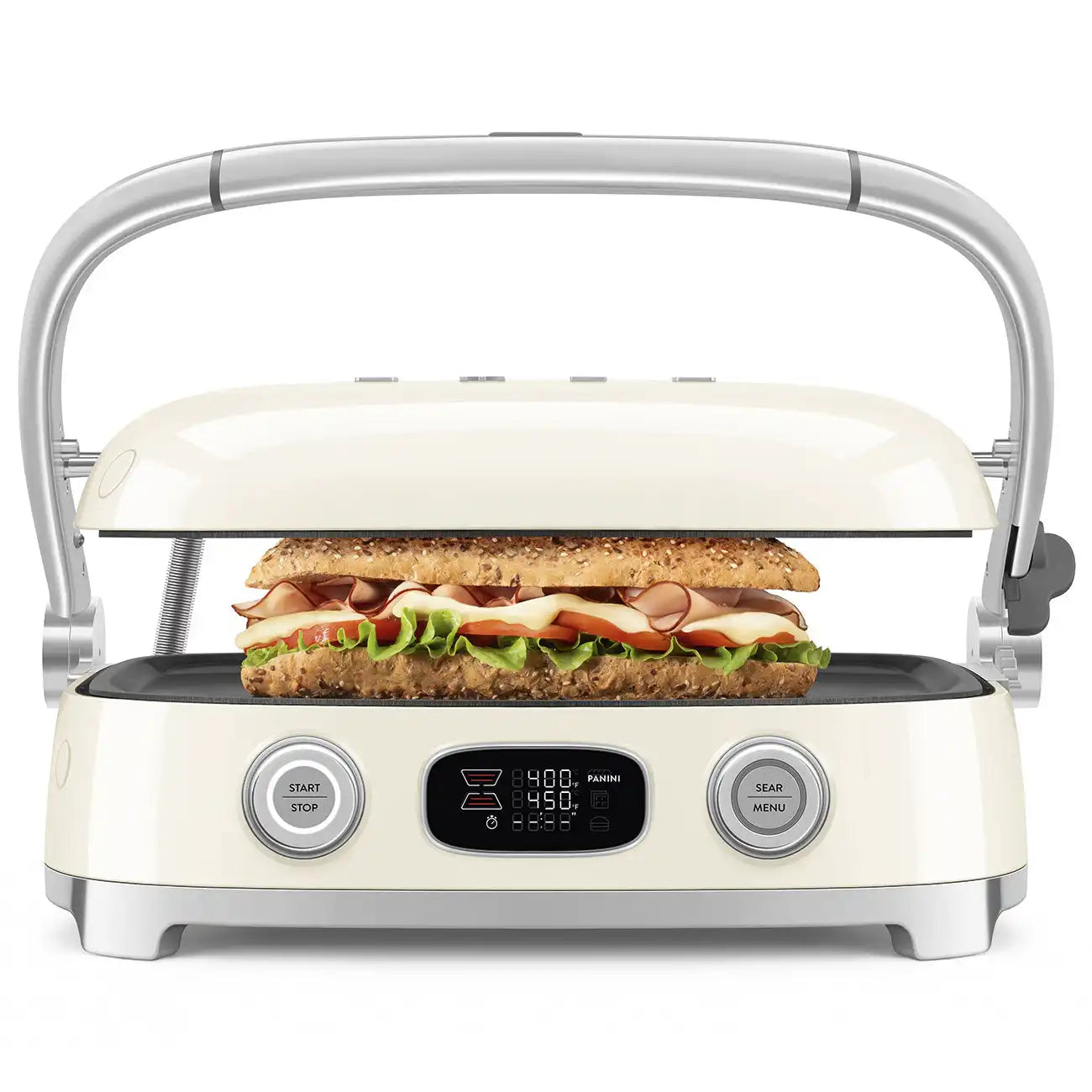 Multi-Use Grill – Retro Style Cream