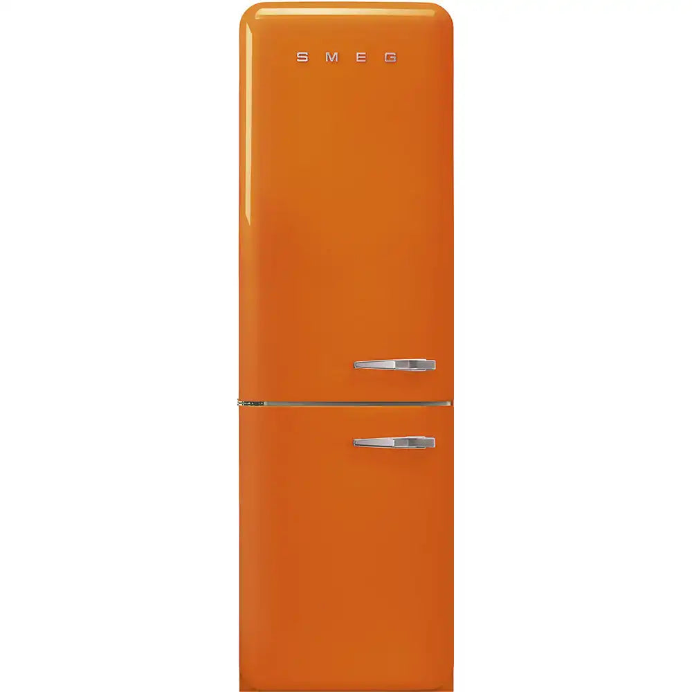 Retro-Style Refrigerator (12 cu ft, Left Hinge) - Orange