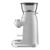 Retro-Style Coffee Grinder - Brushed Aluminum