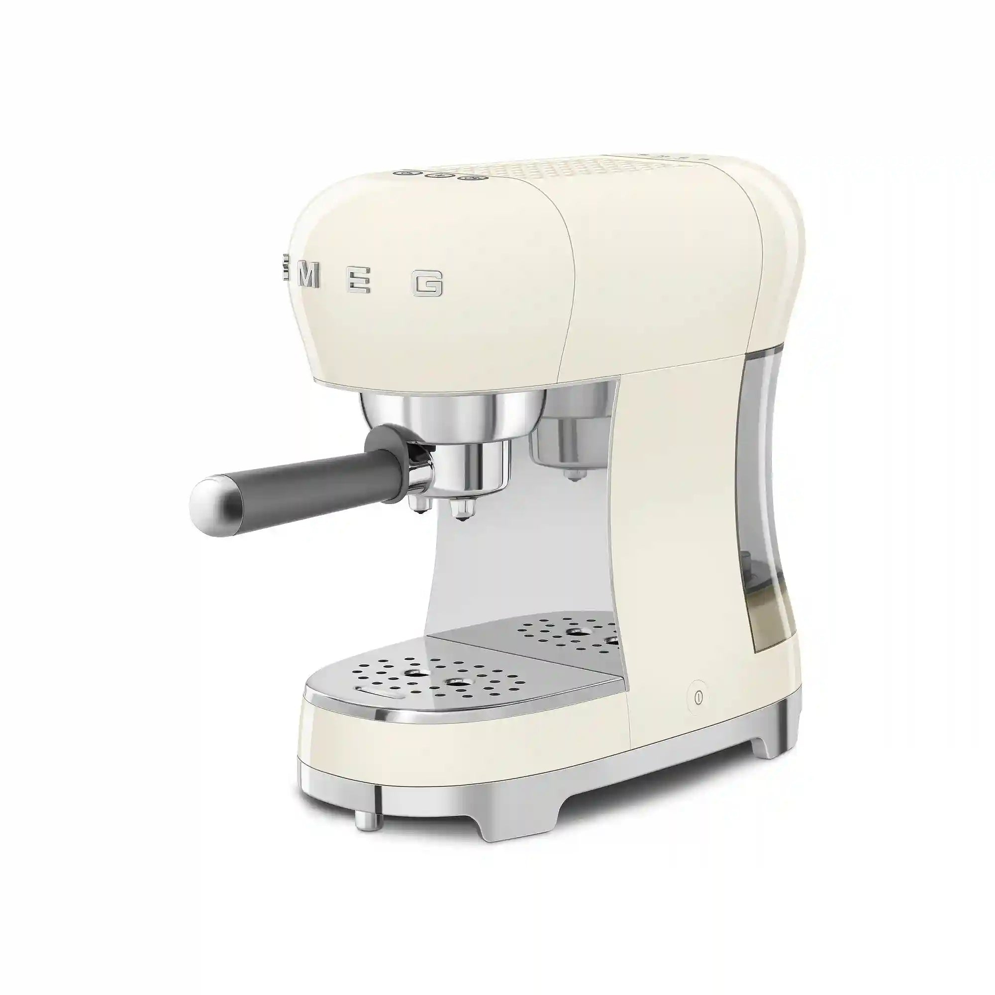 SMEG Retro-Style Manual Espresso Machine - Cream