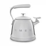 Whistling Kettle (10 Cup) - Retro-Style Stainless Steel