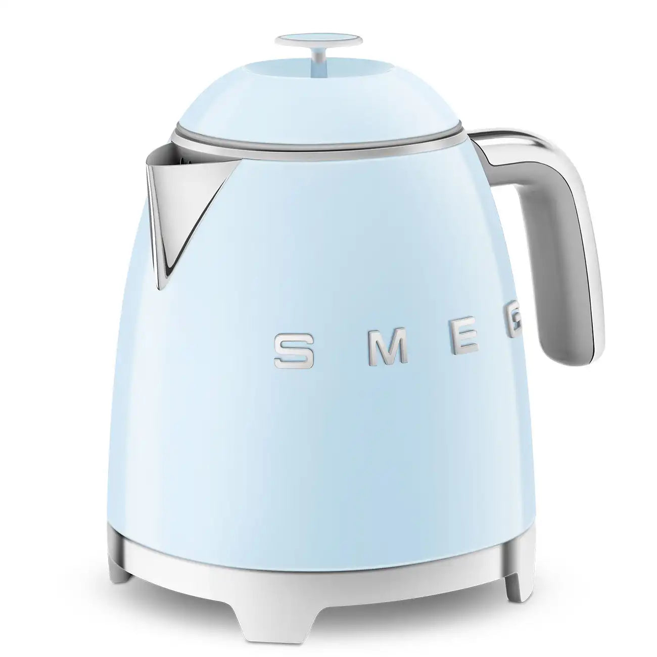 Mini Electric Kettle (3 Cups) - Retro-Style Pastel Blue