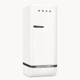 Porsche x SMEG Retro-Style Refrigerator (9.5 cu ft) - Carrara White